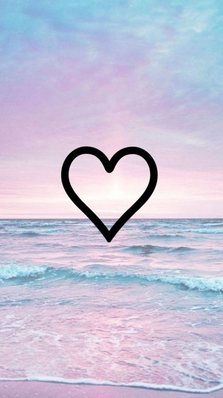 Море сердечек