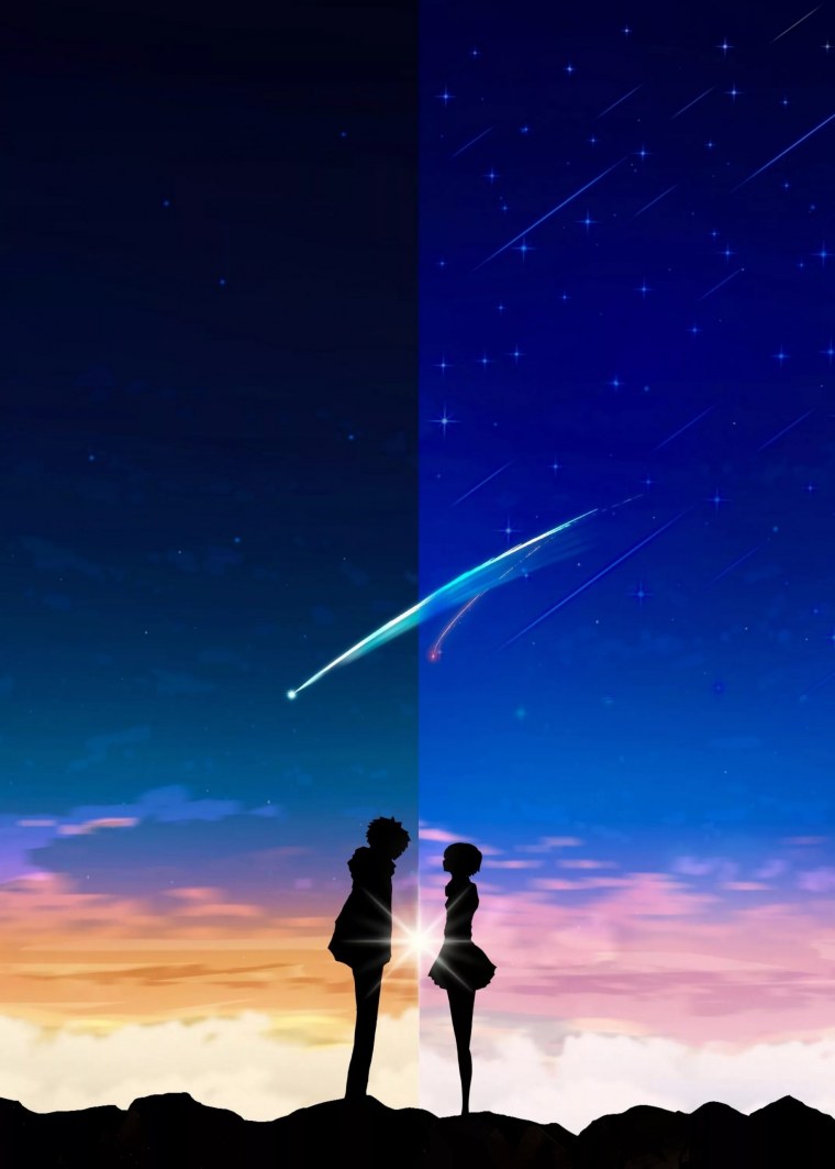 Kimi no na WA Падающая звезда