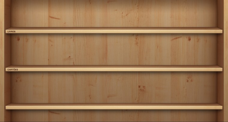 Обои с полочками