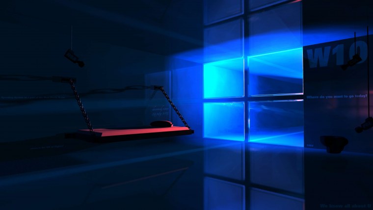 Комната с неоновой подсветкой