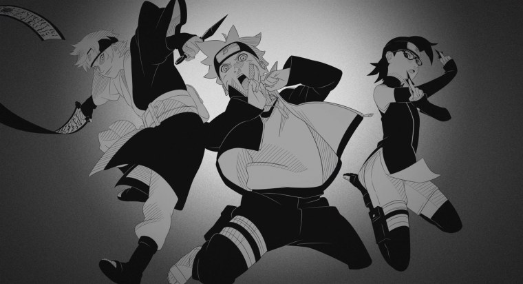 Боруто маленький скрины