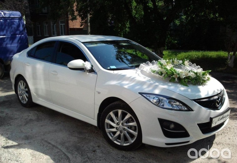 Мазда 6 GH на свадьбе черная