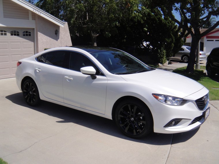 Mazda 6 2017 белая тонированная