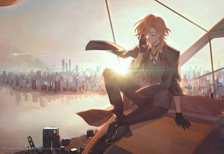 Чуя Накахара Великий из бродячих псов Эстетика