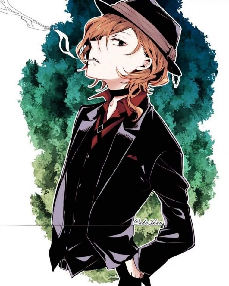 Чуя Накахара Великий из бродячих псов арт