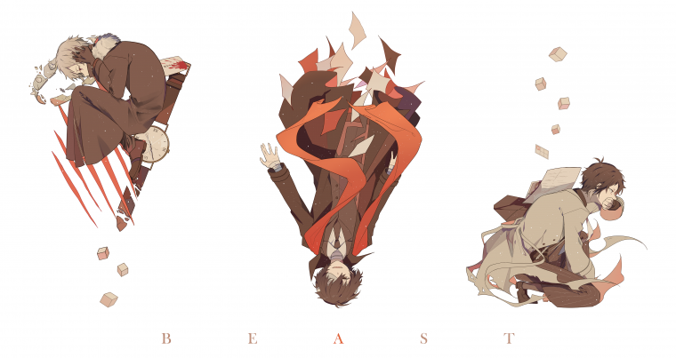 Beast Ацуши и Дазай