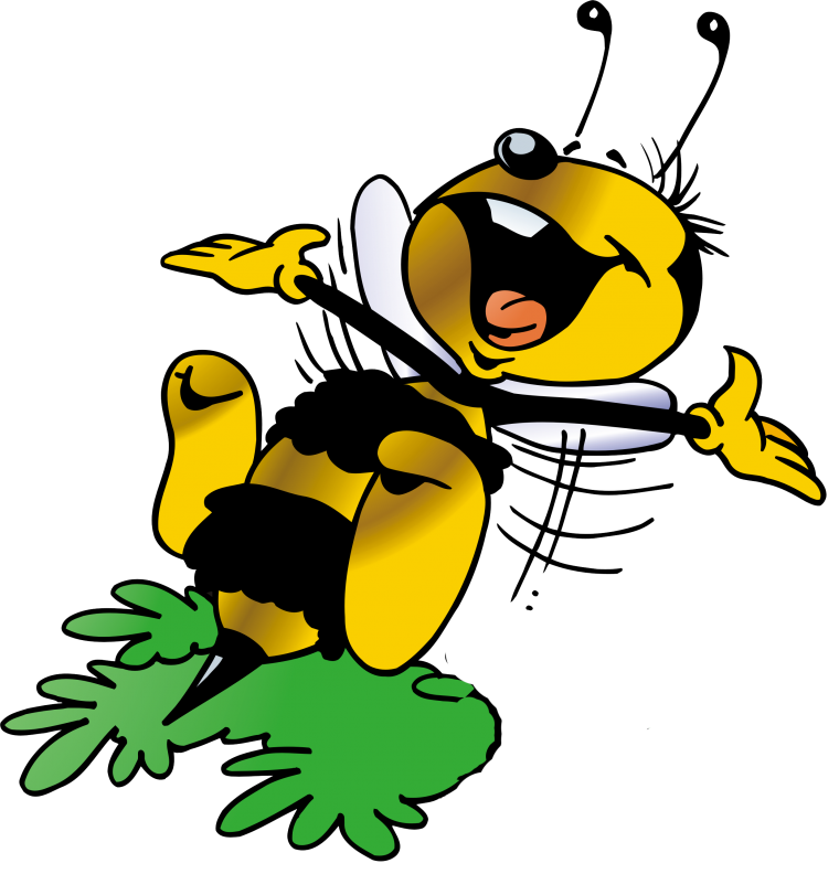 Прикольная пчела