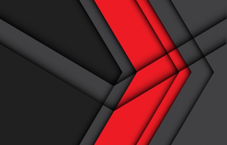 Красно белая абстракция