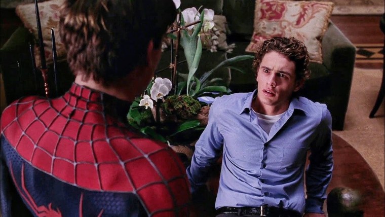 Джеймс Франко и Тоби Магуайр человек-паук