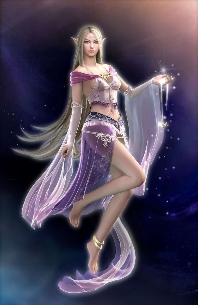 Эльфийка в полный рост