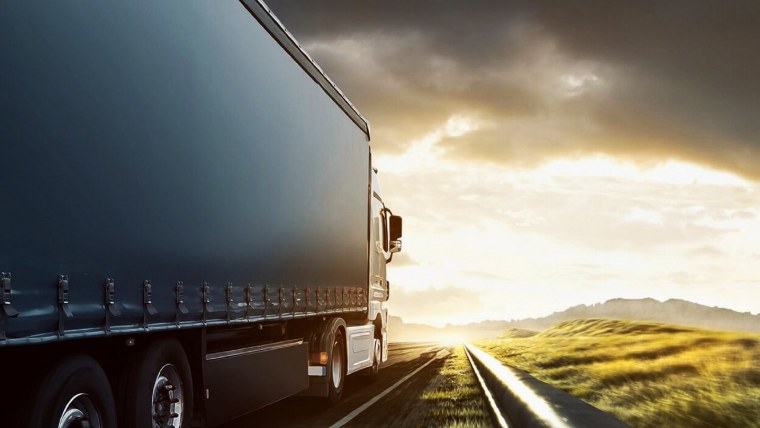 Фура в пути