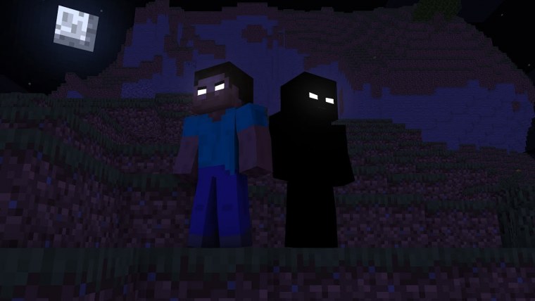 Майнкрафт черный ХЕРОБРИН