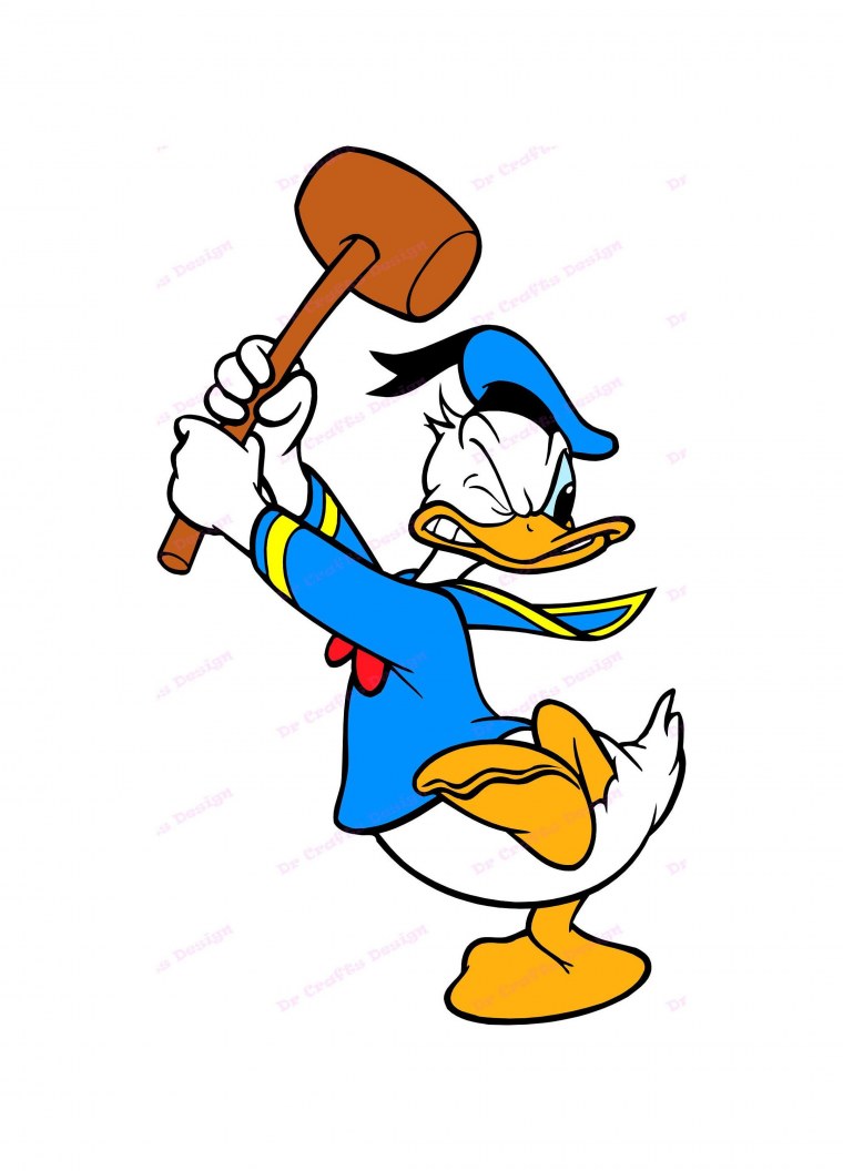 Дональд дак с молотком