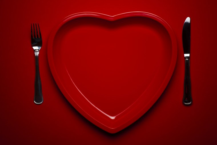 Тарелка в виде сердца