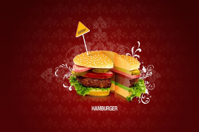 Фон для меню фаст фуда