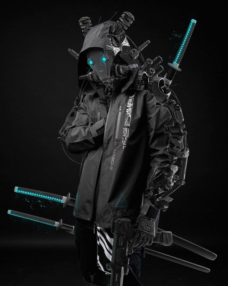 Арт ниндзя киберпанк 2077