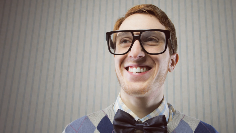 Парень ботаник