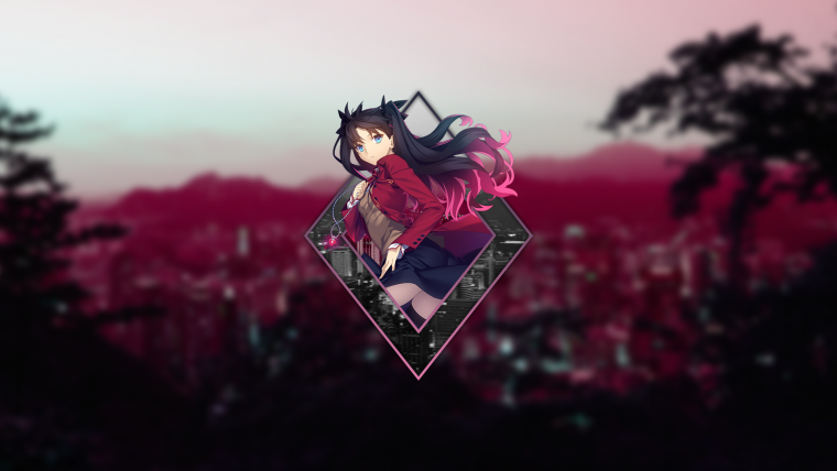 Тосака Рин 1920 1080