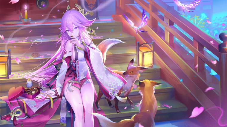 Фигурки Геншин Импакт Яэ Мико