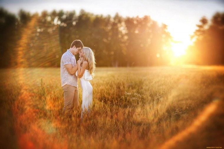 Влюбленные в поле