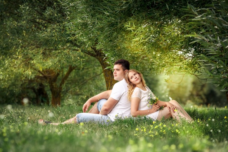 Лав стори на природе летом