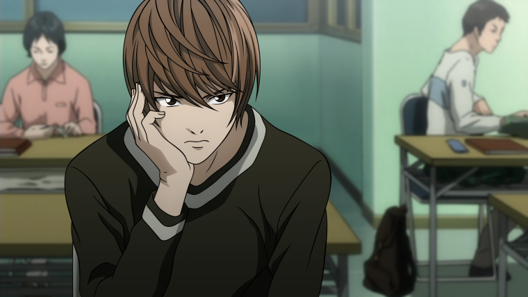 Ягами Лайт в школе