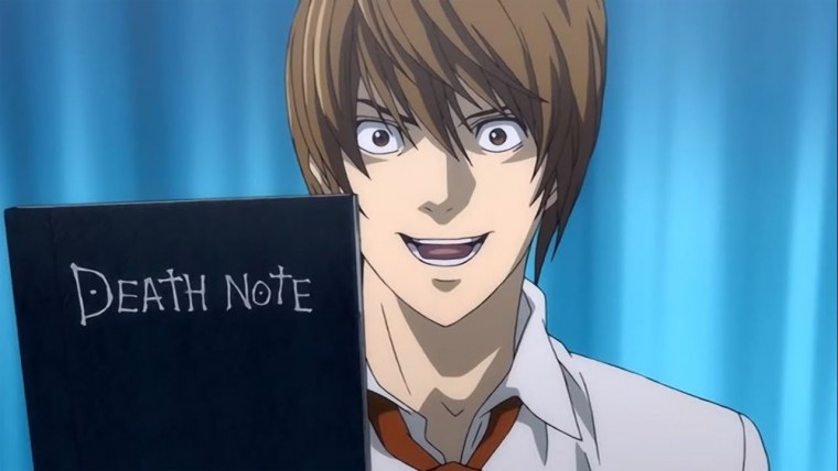 Тетрадь смерти смерть Лайта