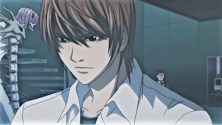 Аниме тетрадь смерти Лайт