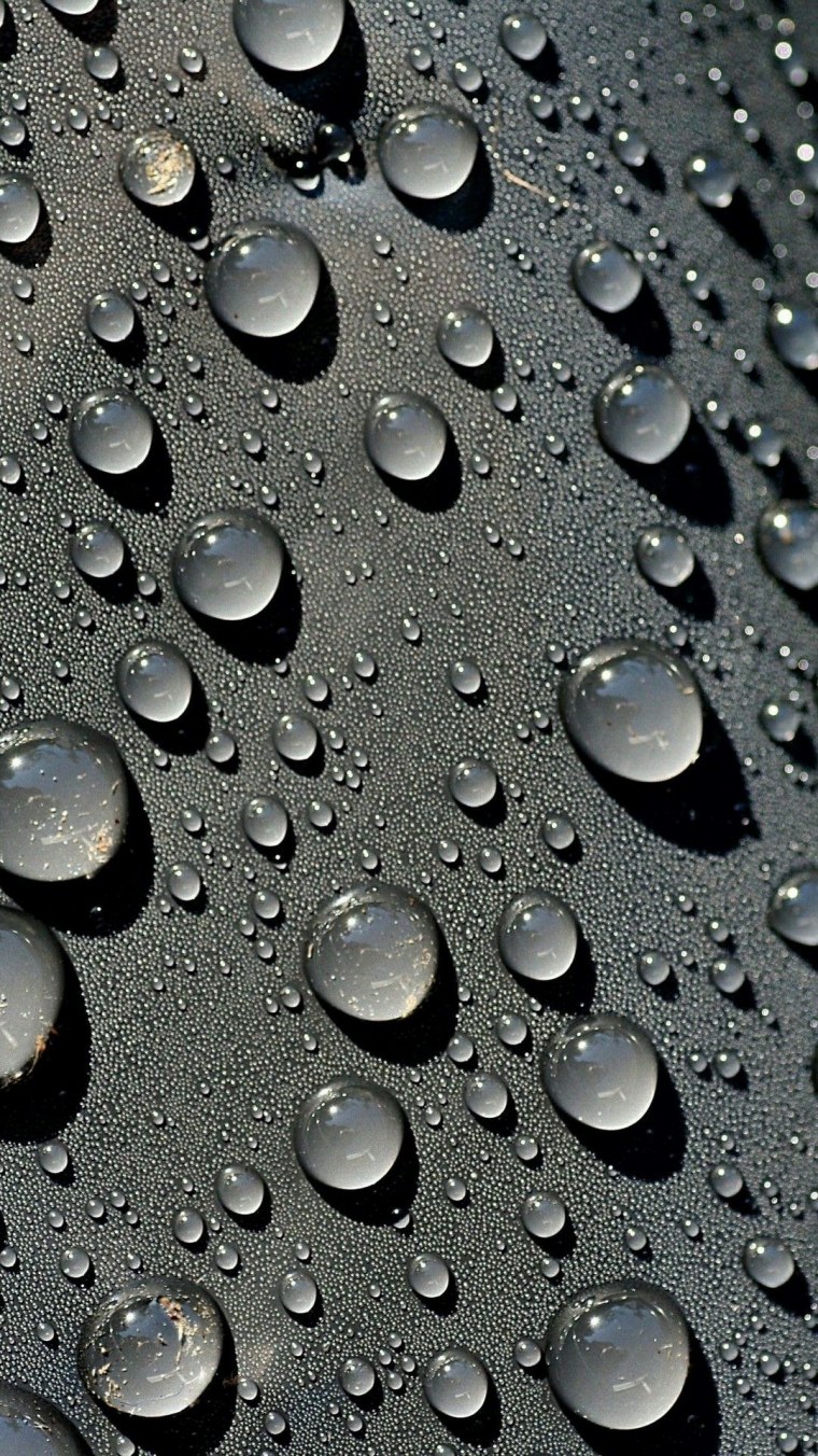 Красивые капли воды