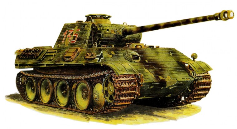 Немецкий танк тигр и пантера