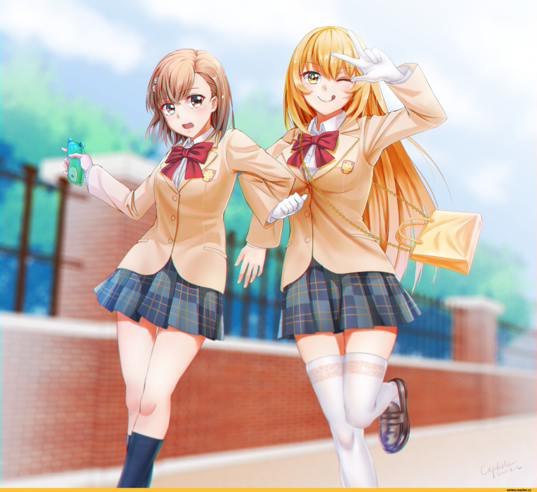 Очень много аниме тянок