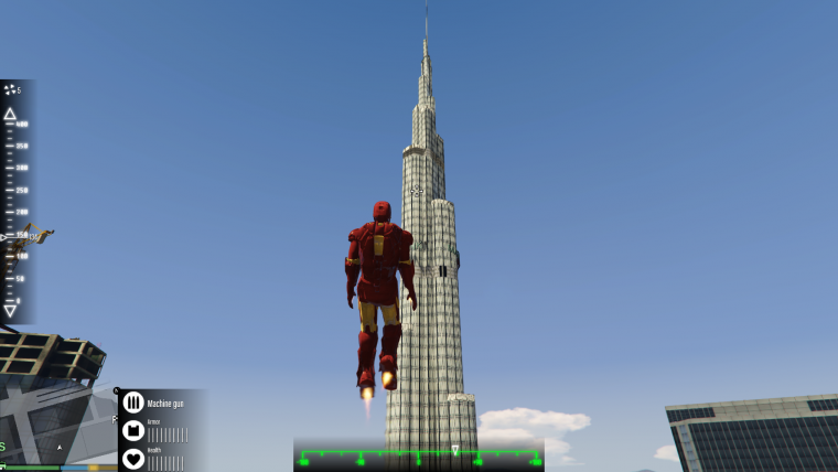 Смит на башне Бурдж Халифа