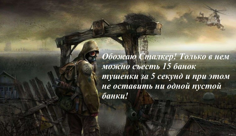 Смешные обои сталкер