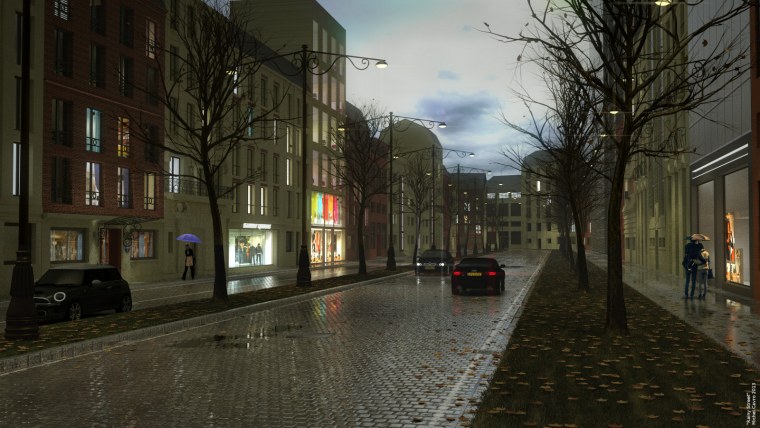 Дождь на улице