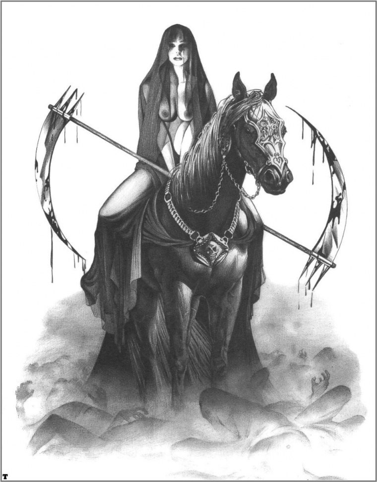 Рисунок карандашом фентез