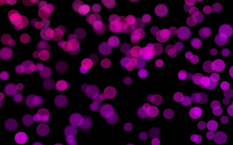 Розовое боке на черном фоне