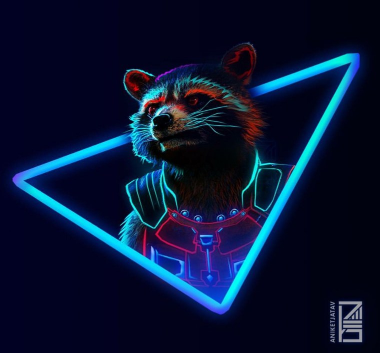 Аватар енот Стражи Галактики ава