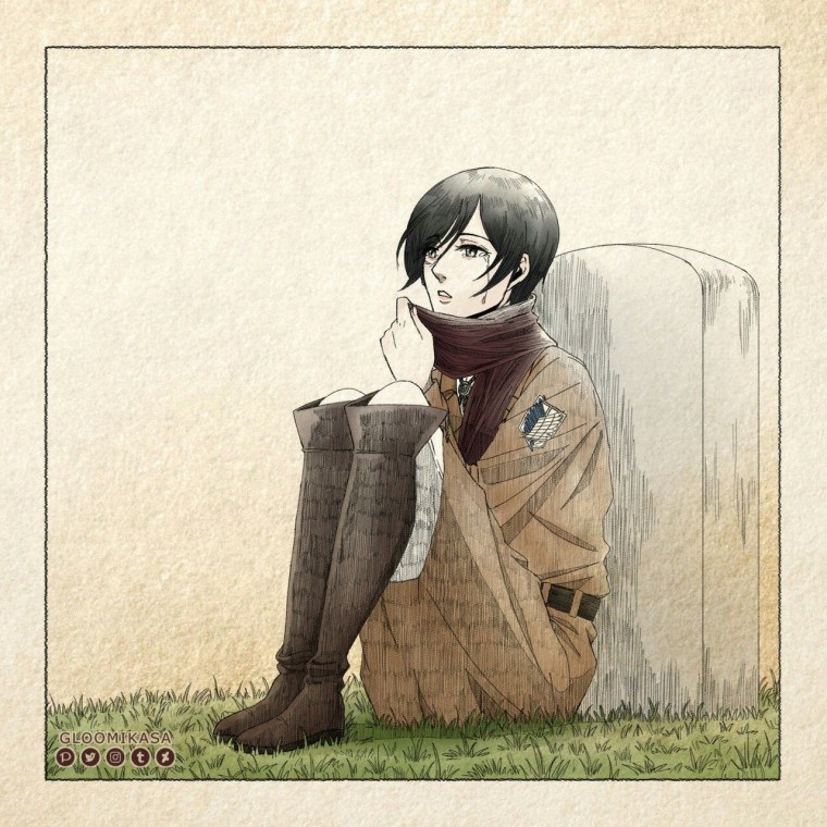 Микаса в детстве