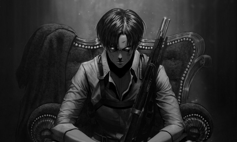 Атака титанов Леви Аккерман