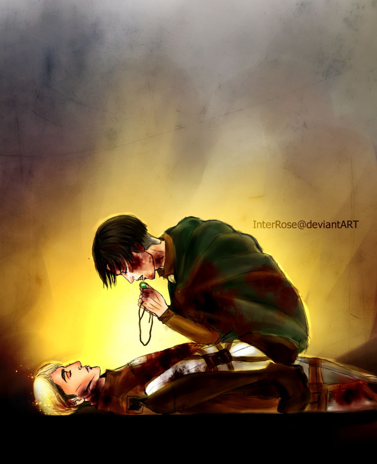 Эрвин Смит атака титанов смерть