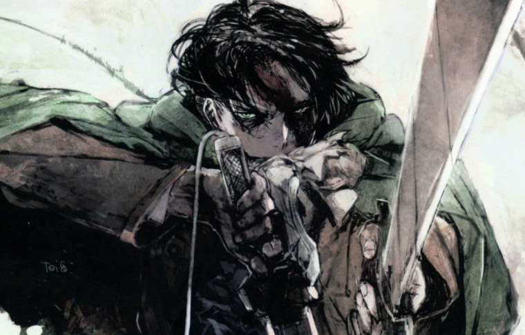 Атака титанов Леви Аккерман