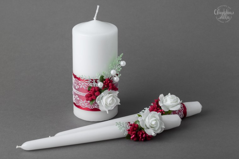 Свечи на свадьбу для семейного очага