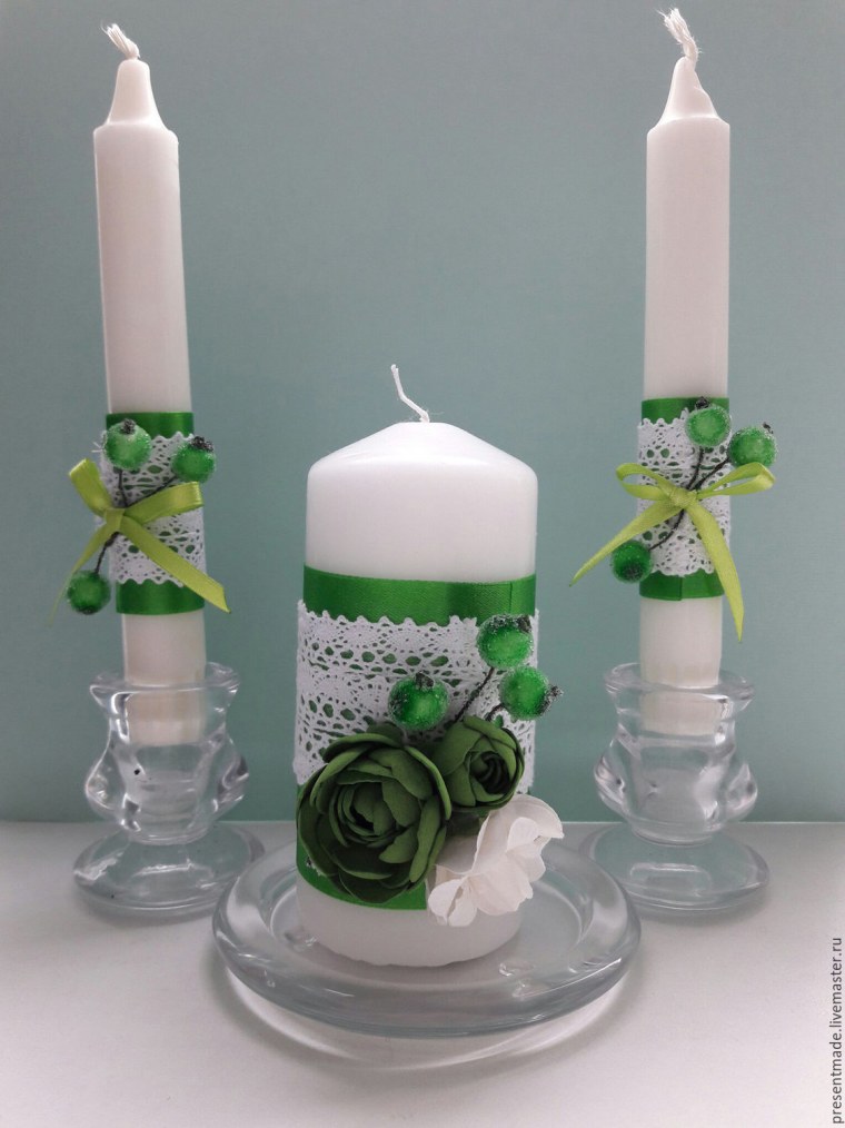 Свечи семейный очаг рустик