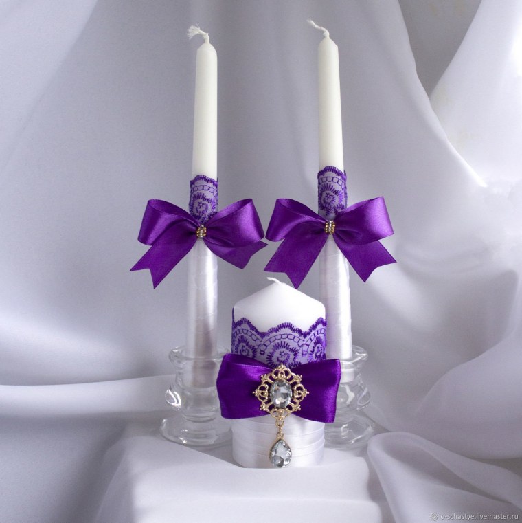 Свечи на свадьбу для семейного очага