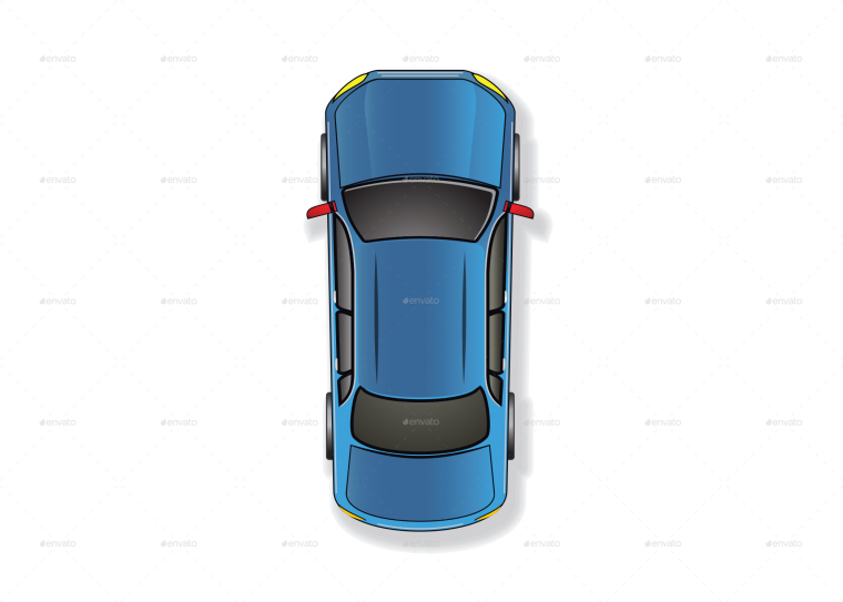 Спрайт машины вид сверху