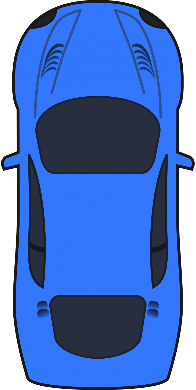 Машина вид сверху