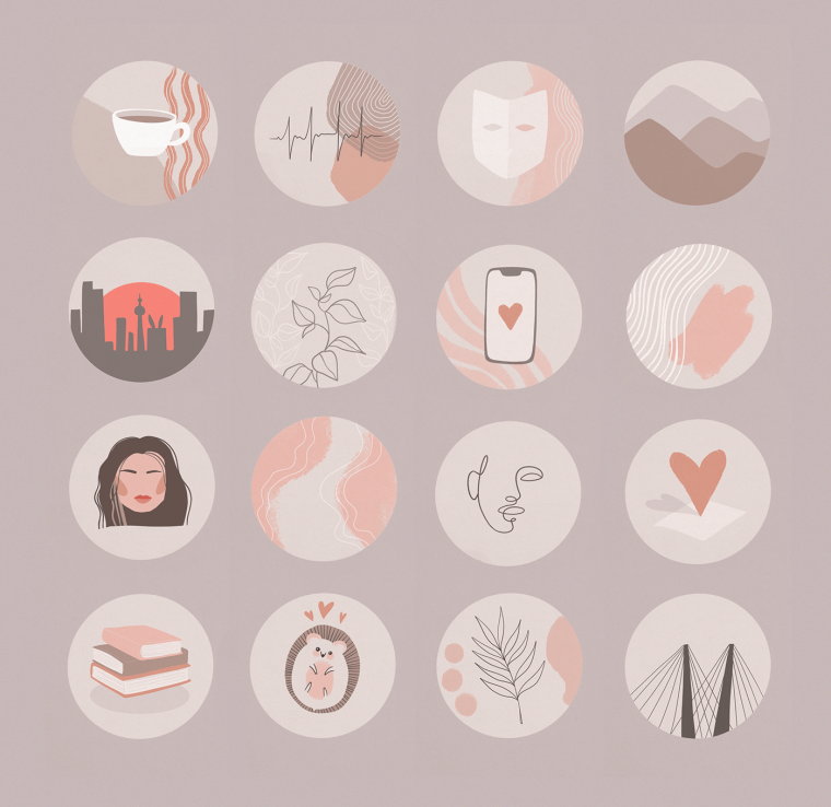 Фиолетовые плакаты на стену