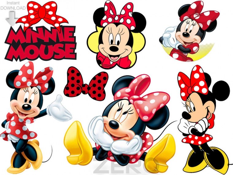 Минни Маус сахарная печать