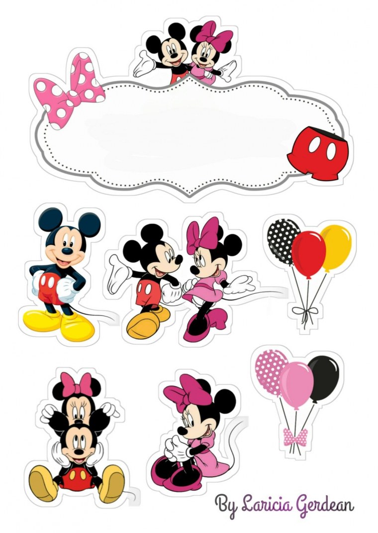 Minnie Mouse сахарная печать