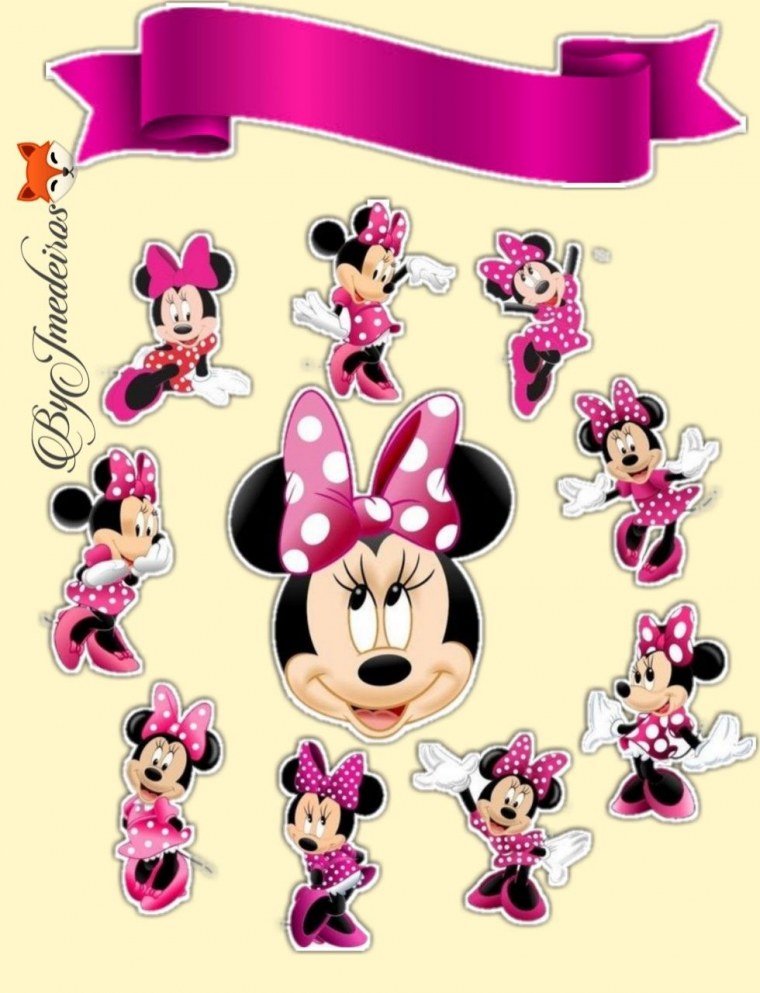 Минни Маус фотопечать